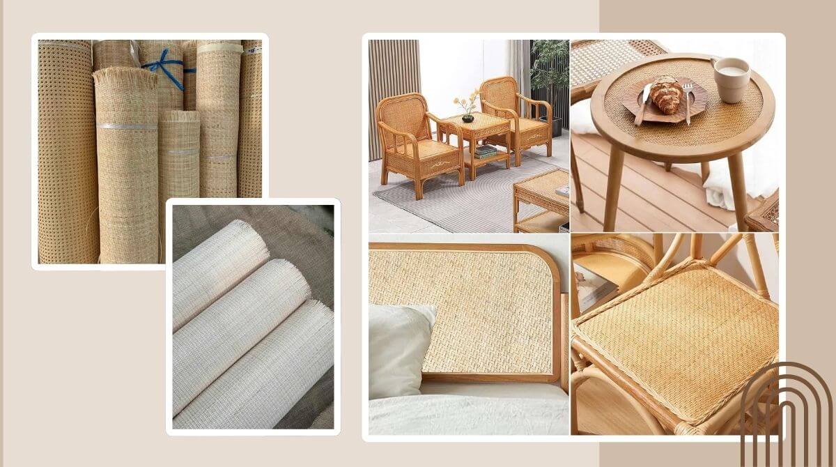 Tấm mây đan khít tự nhiên